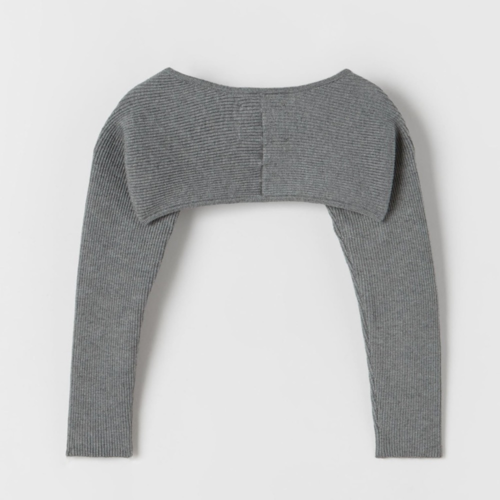 • Zara • Ribbed Knit Arm Warmers - Picture 3 of 3